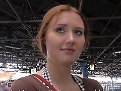 Redhead Amateur With Big Tits Flashes Her Boobs And Squirts In A Public Place Upornia Com